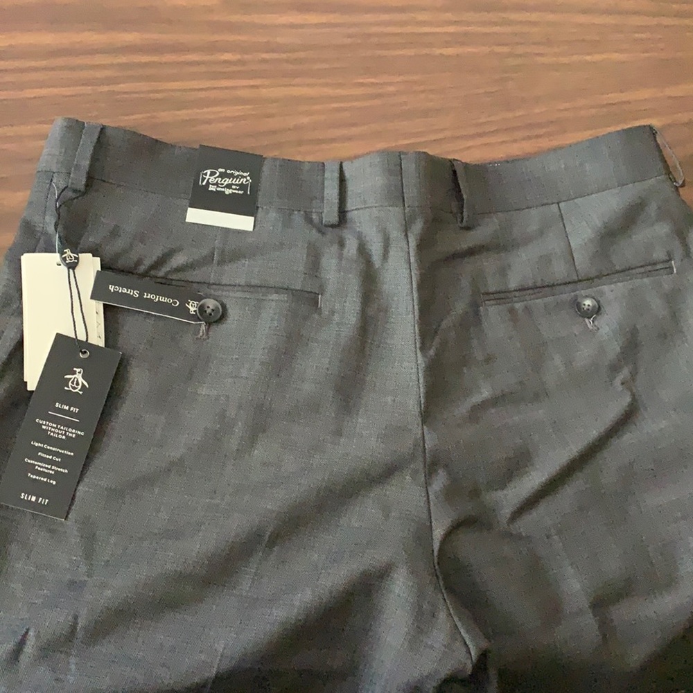 Brand new Penguin grey slim fit 34x32 men’s pant